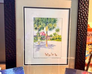 Disney's Polynesian Resort - watercolor by Alexandria Skordas 2002  