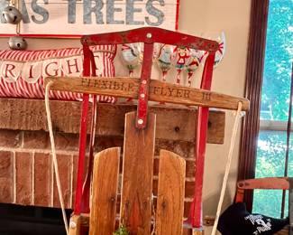 Vtg. Flexible Flyer III sled 