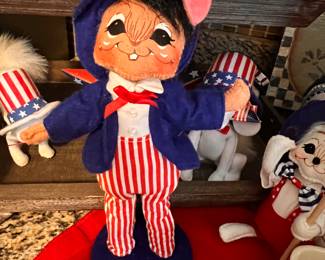 Lots of Annalee 4th of July mice 