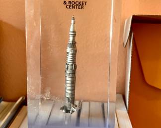 US Space & Rocket Center acrylic block