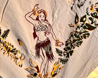 1 of 2 Vtg. Hawaii table clothes
