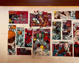 Comic book pillow case 