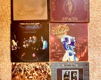 Vtg. Albums - Crosby, Stills & Nash, Jethro Tull
