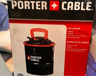 Porter Cable ash Vacuum