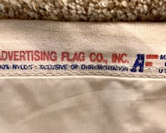 Large vintage Chicago Cubs official game flag - made by Advertising Flag Co.