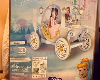 Child's size Disney Cinderella Carriage - unopened box 