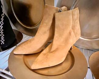 Charles David suede leather boots