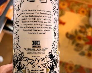 New is case Bashborad Hula Doll