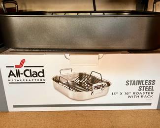 New All-Clad stainless Steel roaster rack 