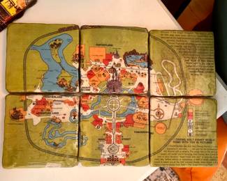 6 Walt Disney World tile coasters 