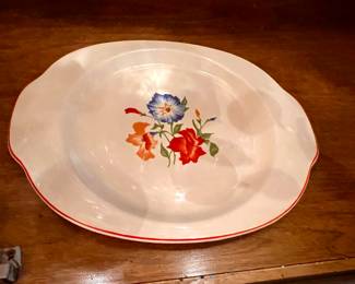 Vtg. Universal Cambridge Camwood Ivory plate  