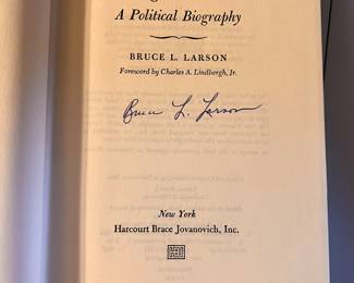 Lindbergh of Minnesota sighed by Bruce L. Larson