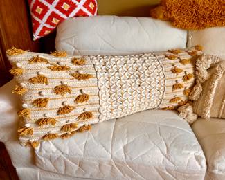 Matching long pillows