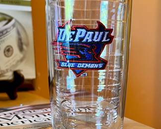 8 NEW  DePaul Blue Demons 16oz Tumblers 