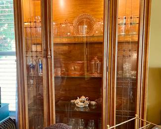 Vtg. Lighted cabinet