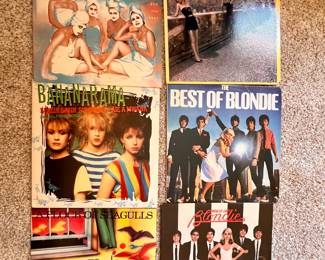 Vtg. Albums - Go-Go's, Blondie, Bananarama, Flock of Seagulls