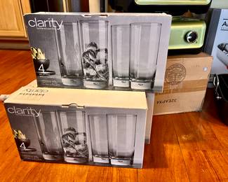 3 boxes of New Clarity glasses 4 in each box 