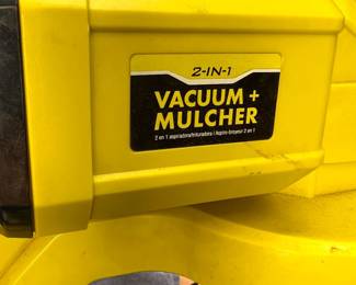 SunJoe 2-in-1 Vacuum & Mulcher