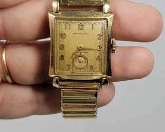 2 Hamilton Mens Watch. Gold Filled.