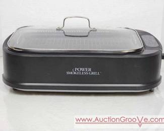 9 Power Smokless Grill. Has 2 grill Tops.