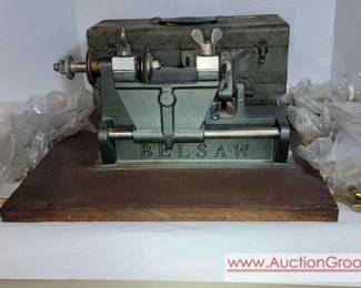 2 BELSAW Key Cutting Machine, 100 plus key blanks