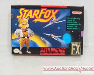 Star Fox Super Nintendo Game new in Box