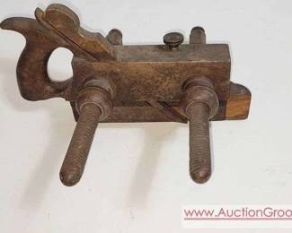 AUBURN TOOL CO. NY NO 92 WOOD PLOW PLANE.