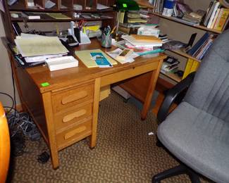 Vintage Oak Desk