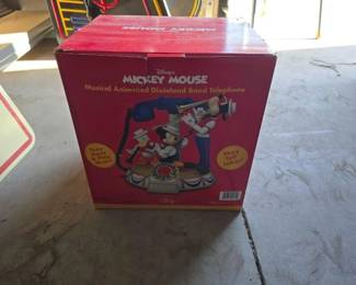 #12178 • Mickey Mouse Musical Animated Dixieland Band Telephone
