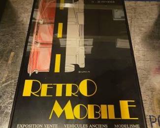 #20756 • 3 Retro Mobile Framed Art
