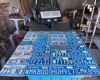 #6578 • 72 Nevada License Plates
