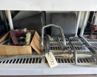 #24370 • Miscellaneous Box of Motorcycle parts & More
