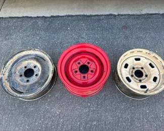 #22168 • Three 5 Lug Wheels
