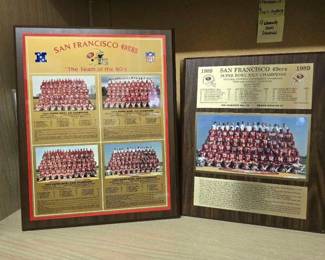 #50232 • 2 San Francisco 49ers Team Photos
