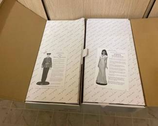 #50012 • Prince William and Pippa Middleton Bridesmaid Porcelain Dolls
