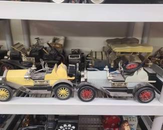 #1058 • (7) Vintage Automobile Decanters
