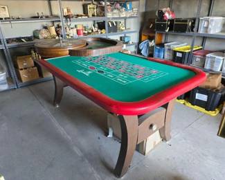 #12206 • Vintage Roulette Table from the Landmark Hotel and Casino Las Vegas
