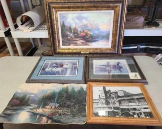 #1582 • (5) Framed Art
