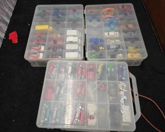 #10720 • (3) 48 Car Hot Wheels Carrying Case with Vintage Cars
