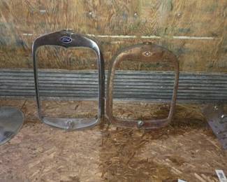 #2304 • (2) Vintage Ford Radiator Shrouds
