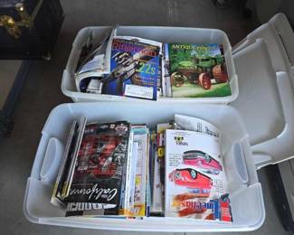 #12014 • (2) Totes of Magazines
