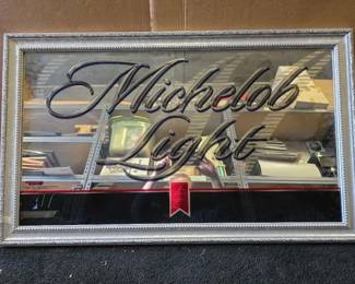 #10640 • Michelob Light Mirror Art
