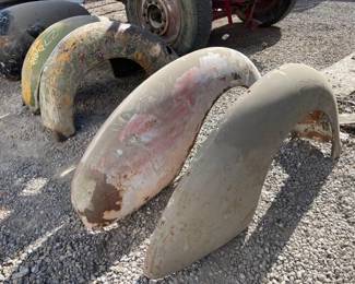 #2712 • 2 Early Model Passenger Side Rear Fenders
