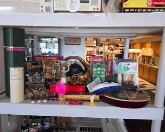 #60504 • Snow Globe, 49ers Golf Club Headcover, Gold Bar Coin Bank, Patro-Lite
