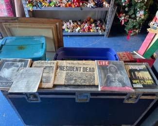 #20716 • Life Magazine1940 People Magazine 2001 The Dallas Times Herald 1963 The Dallas Morning News 1988 My Weekly Reader 1947
