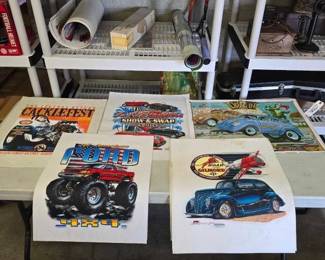 #1962 • 10 Posters and Cloth Banners
