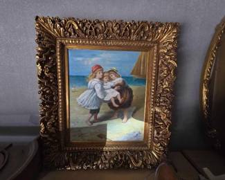 #13046 • Framed Canvas Painting
