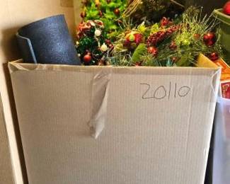 #20110 • Box of Christmas Decorations & more
