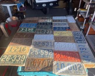 #6564 • 51 Nevada License Plates
