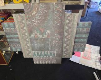 #10669 • Windsor Art Painted Canvas Artwork
